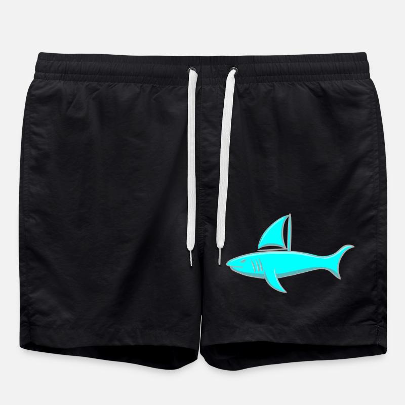 Sailor Shark - Requin voilier - Short de bain - noir