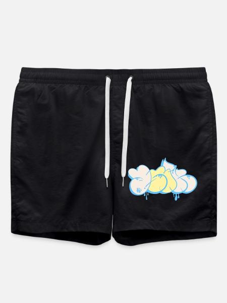 Untitled Project 2 - Swim Trunks - black