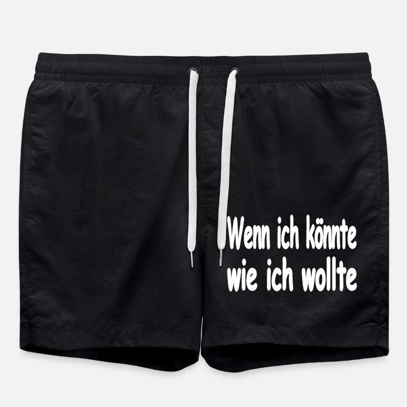 Party - Badeshorts - Schwarz
