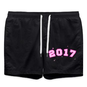 2017 Rosa Stern - Badeshorts - Schwarz - Vorne - AI Model Male 185 light (185cm)