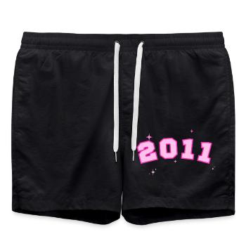 Rosenstern 2005 - Badeshorts - Schwarz - Vorne - AI Model Male 185 light (185cm)