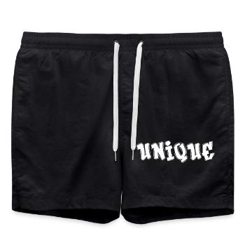 Unique - Swim Trunks - black - Front - AI Model Male 185 light (185cm)