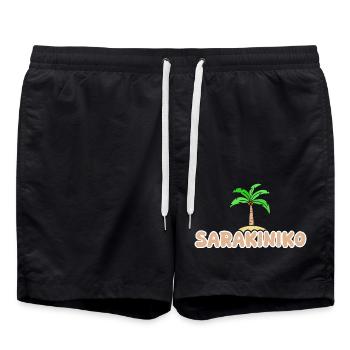 Sarakiniko Sarakiniko - Short de bain - noir - Devant - AI Model Male 185 light (185cm)