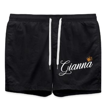 Gianna Nom pour les femmes Enfants Bambins - Gianna - Short de bain - noir - Devant - AI Model Male 185 light (185cm)