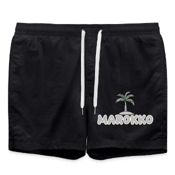 Maroc Maroc - Short de bain - noir - Devant - AI Model Male 185 light (185cm)