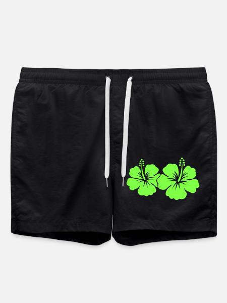 Fleur d’hibiscus - Short de bain - noir
