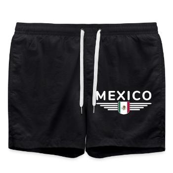 Mexico T-Shirt Design Culture & Tradition - Swim Trunks - black - Front - AI Model Male 185 light (185cm)