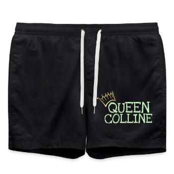 Vorname Colline - Badeshorts - Schwarz - Vorne - AI Model Male 185 light (185cm)