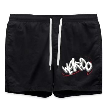 Hurluberlu - Short de bain - noir - Devant - AI Model Male 185 light (185cm)