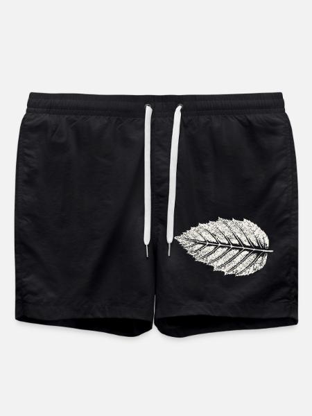 Feuille - Short de bain - noir