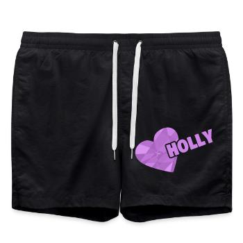 Cadeau pour Holly - Short de bain - noir - Devant - AI Model Male 185 light (185cm)