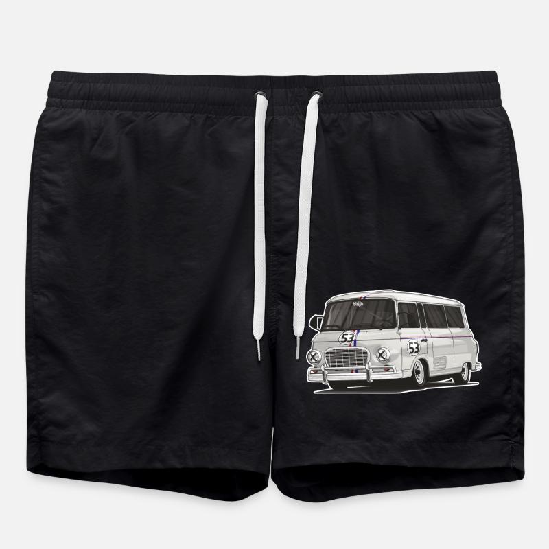 Barkas B1000 // Illustration - Swim Trunks - black