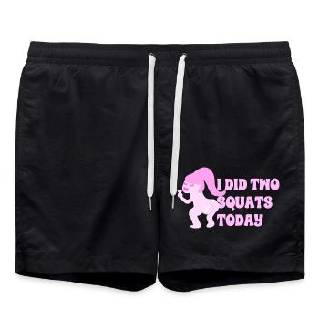 Gym Baddie - Short de bain - noir - Devant - AI Model Male 185 light (185cm)