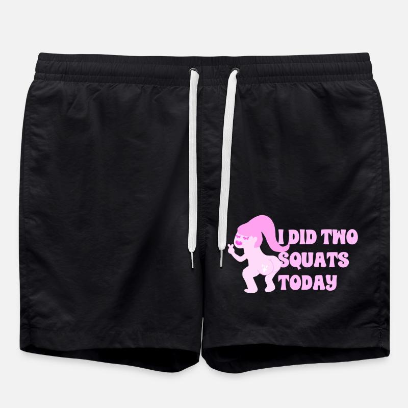 Gym Baddie - Swim Trunks - black
