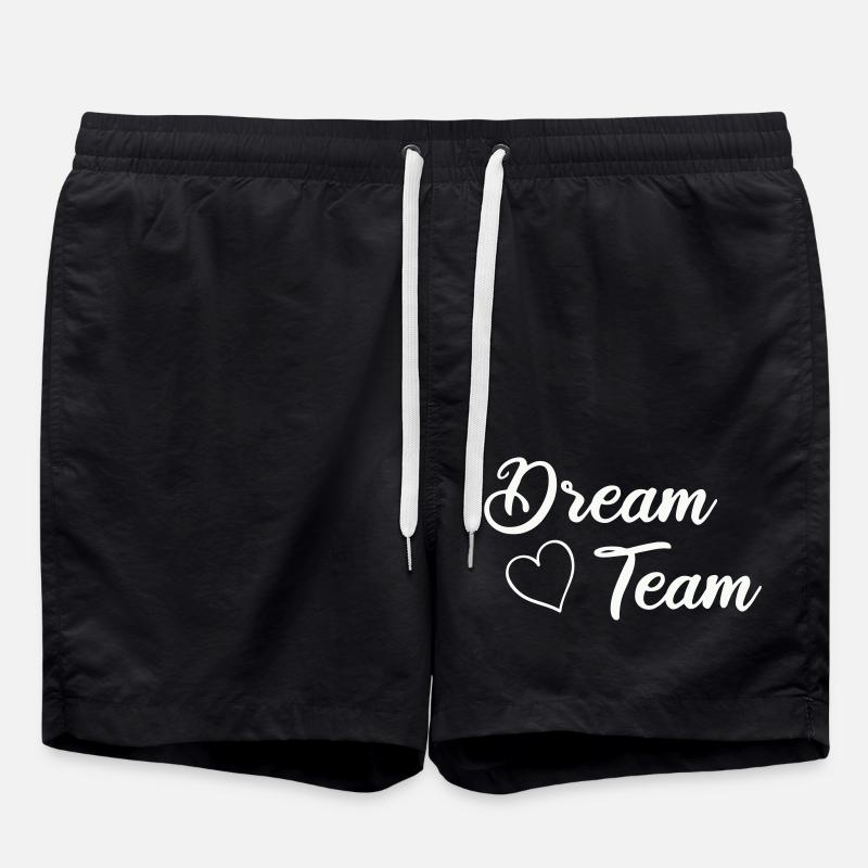 dream team - Badeshorts - Schwarz