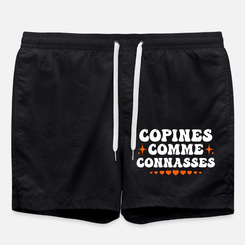 copines comme connasses - Short de bain - noir