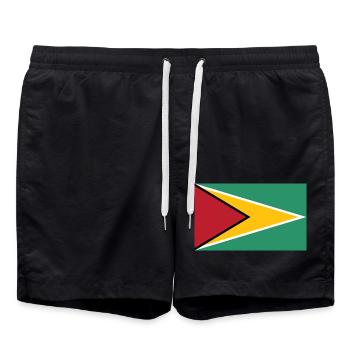 Guyana - Swim Trunks - black - Front - AI Model Male 185 light (185cm)