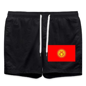 Le Krigistan - Short de bain - noir - Devant - AI Model Male 185 light (185cm)