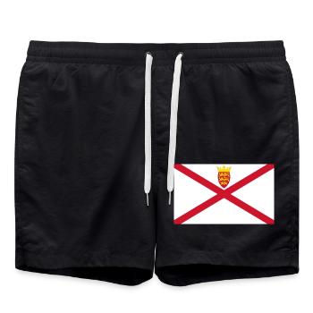 Jersey - Short de bain - noir - Devant - AI Model Male 185 light (185cm)