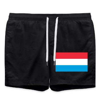 Luxembourg - Short de bain - noir - Devant - AI Model Male 185 light (185cm)