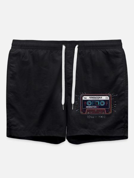 generation x - Badeshorts - Schwarz