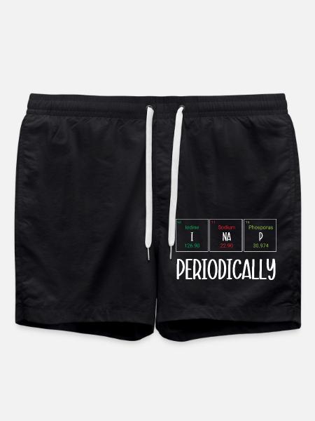Periodic table - Swim Trunks - black
