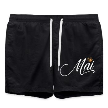 Mai Custom Name for Women Kids Toddlers - Mai - Swim Trunks - black - Front - AI Model Male 185 light (185cm)