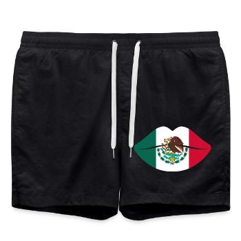 Kiss Mexico - Short de bain - noir - Devant - AI Model Male 185 light (185cm)