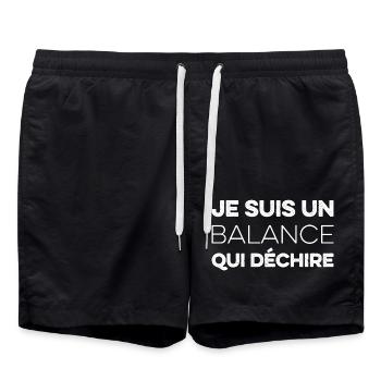 I'm a rocking scale - Swim Trunks - black - Front - AI Model Male 185 light (185cm)