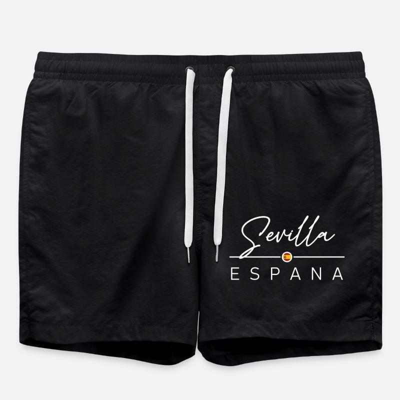 Espagne - Séville - Espagne - España - Short de bain - noir