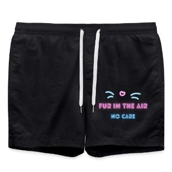 FUR in the AIR - Badeshorts - Schwarz - Vorne - AI Model Male 185 light (185cm)