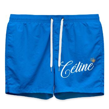 Celine Nom personnalisé pour Femmes, Enfants, Bambins - - Short de bain - cobalt blue - Devant