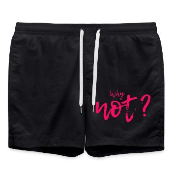 WHY NOT? - Swim Trunks - black - Front - AI Model Male 185 light (185cm)