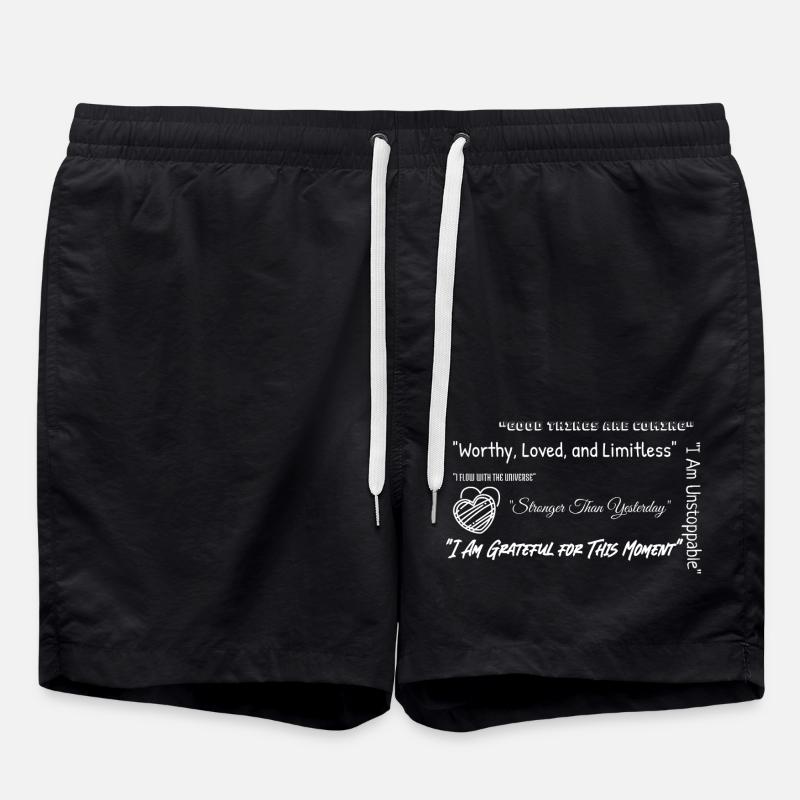 Affirmation Energy - Swim Trunks - black