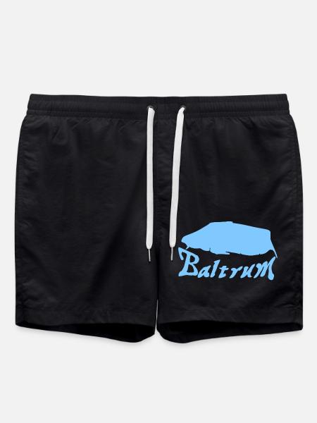 Baltrum Tattoo - Badeshorts - Schwarz