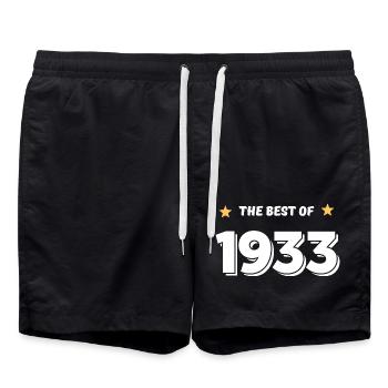 Best of 1933 - Short de bain - noir - Devant - AI Model Male 185 light (185cm)