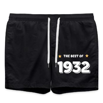 Best of 1932 - Swim Trunks - black - Front - AI Model Male 185 light (185cm)