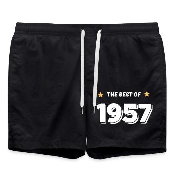 Best of 1957 - Swim Trunks - black - Front - AI Model Male 185 light (185cm)