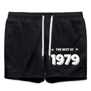 Best of 1979 - Swim Trunks - black - Front - AI Model Male 185 light (185cm)