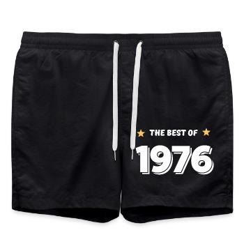 Best of 1976 - Swim Trunks - black - Front - AI Model Male 185 light (185cm)