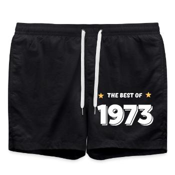 Best of 1973 - Swim Trunks - black - Front - AI Model Male 185 light (185cm)