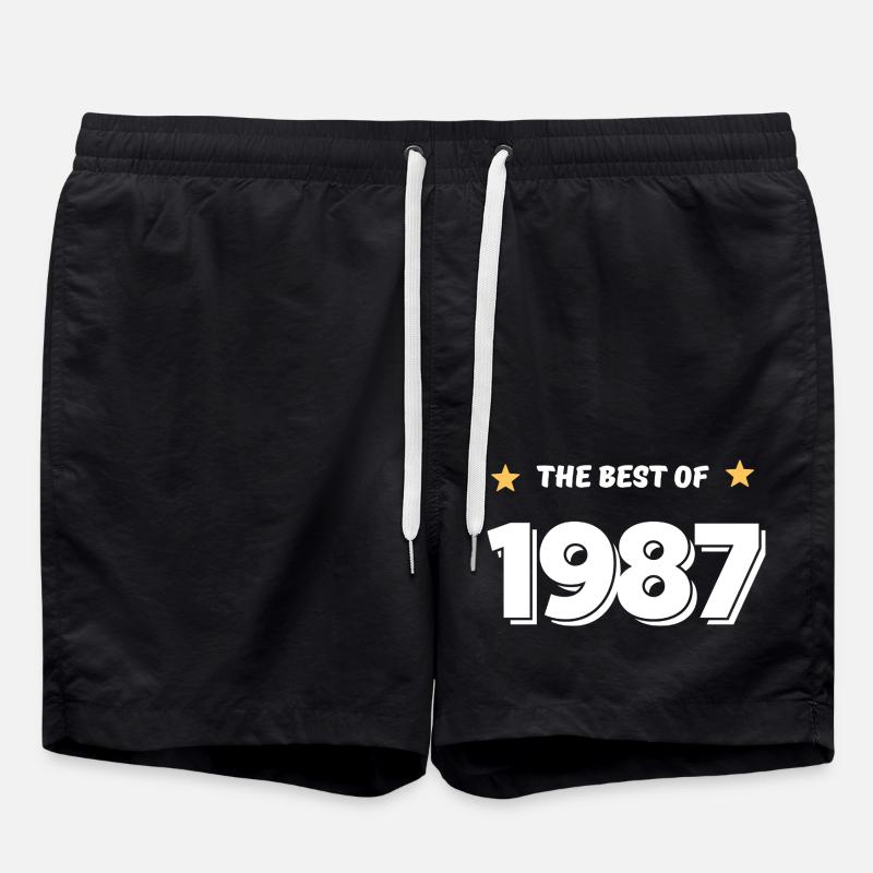Best of 1987 - Swim Trunks - black