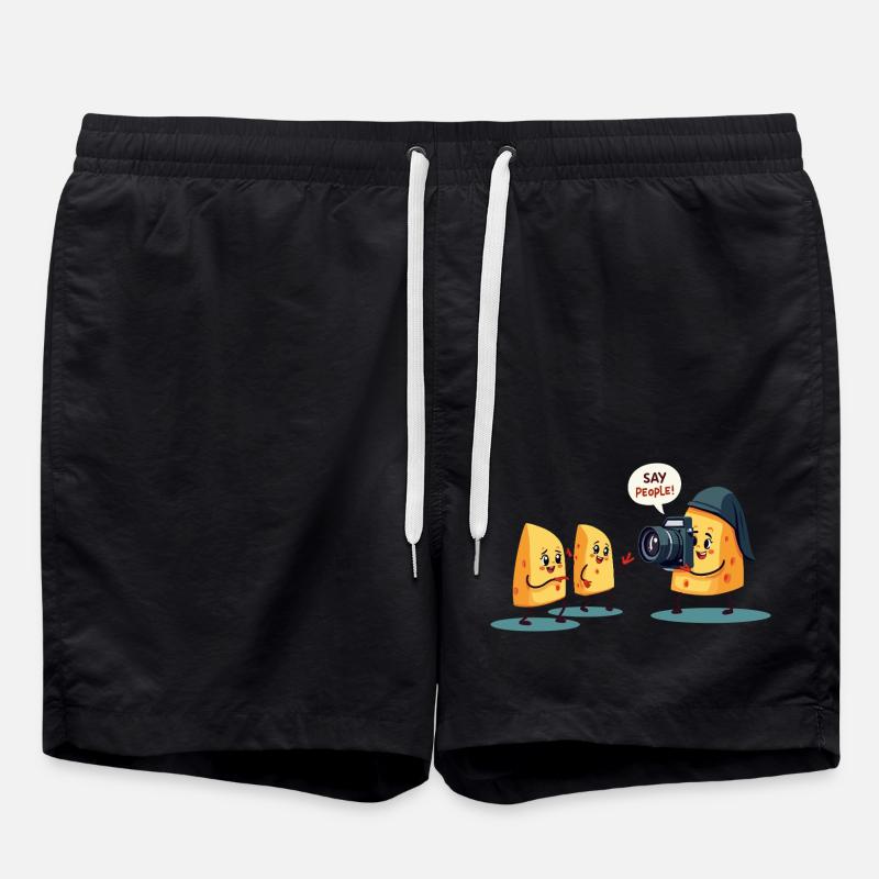 Dire les gens - Short de bain - noir
