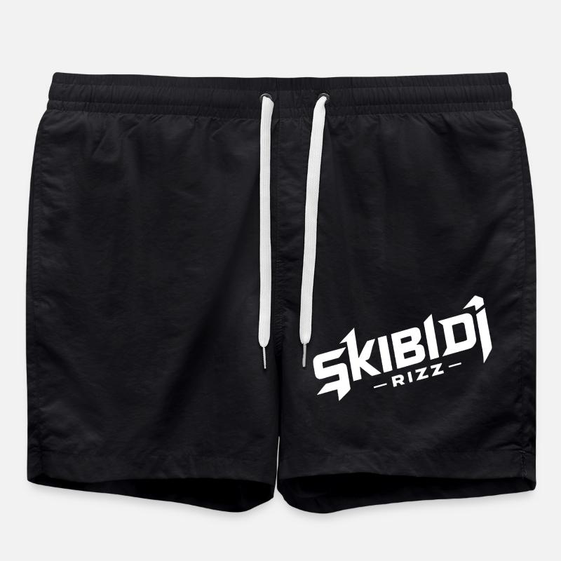 Skibidi Rizz Logo - Short de bain - noir