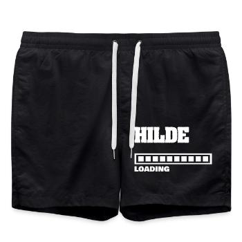 Cadeau pour Hilde - Short de bain - noir - Devant - AI Model Male 185 light (185cm)