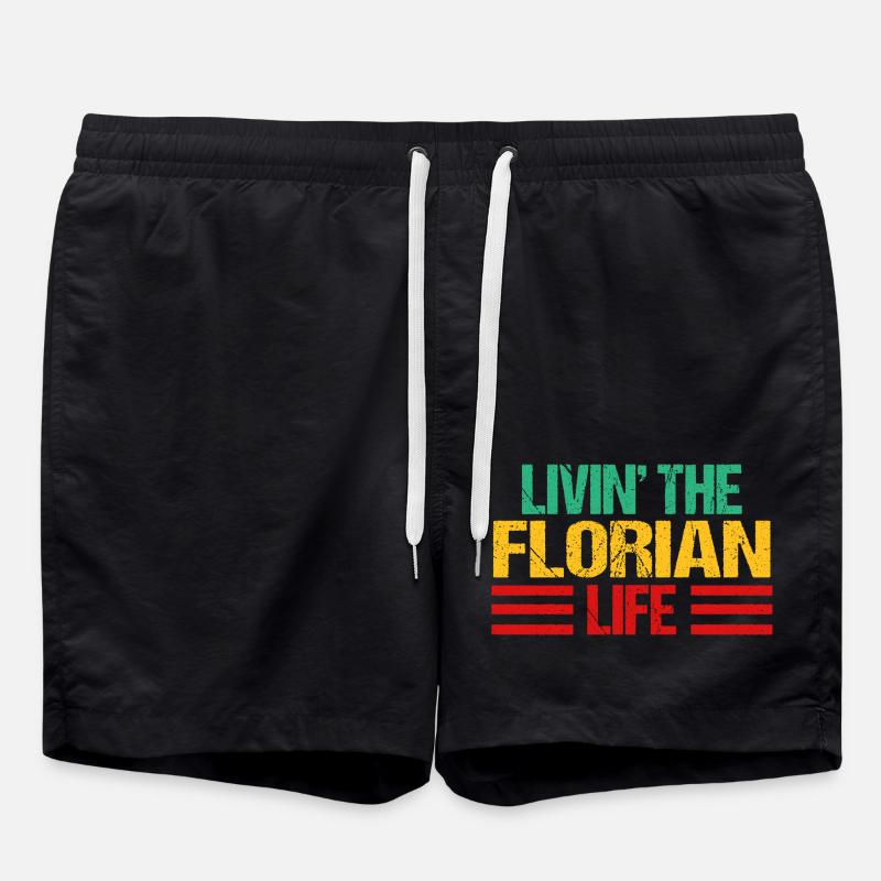 Florian - Badeshorts - Schwarz