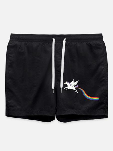 RAINBOW PROPULSION - Swim Trunks - black