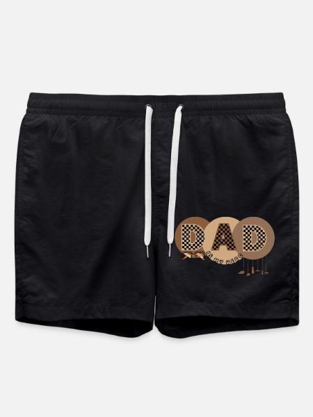 Father's Day Gift – Funny & Heartfelt Dad T-Shirt - Swim Trunks - black