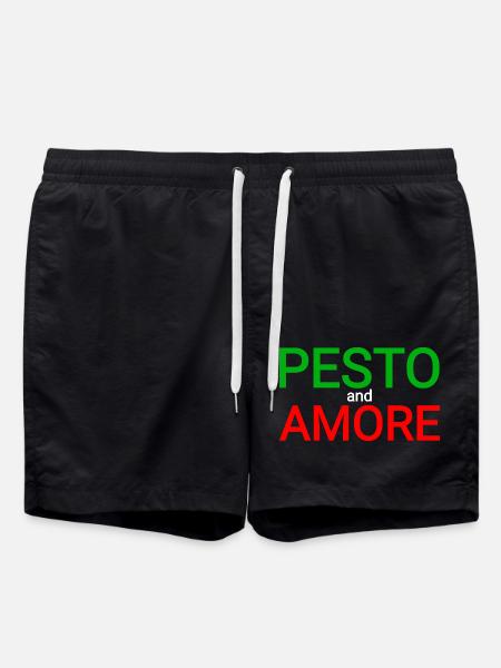 Pesto Amore - Swim Trunks - black