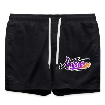 Amsterdam - Short de bain - noir - Devant - AI Model Male 185 light (185cm)